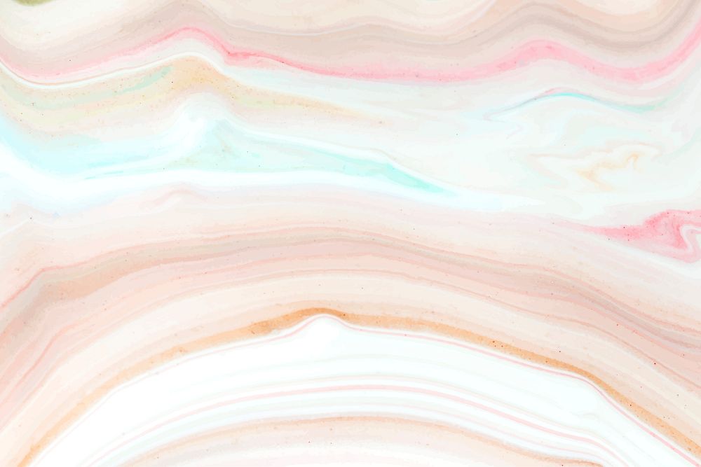 Pastel pink marble patterned background vector