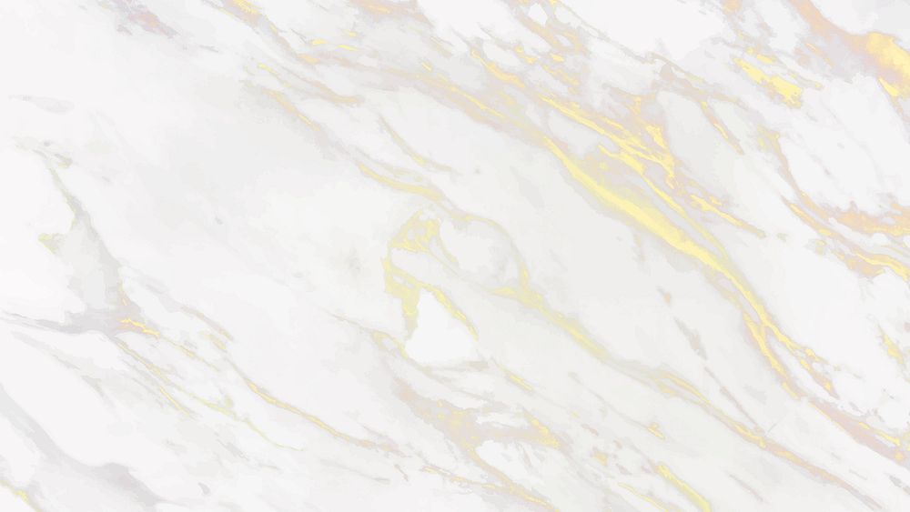 Marble HD wallpaper, aesthetic white and gold background 