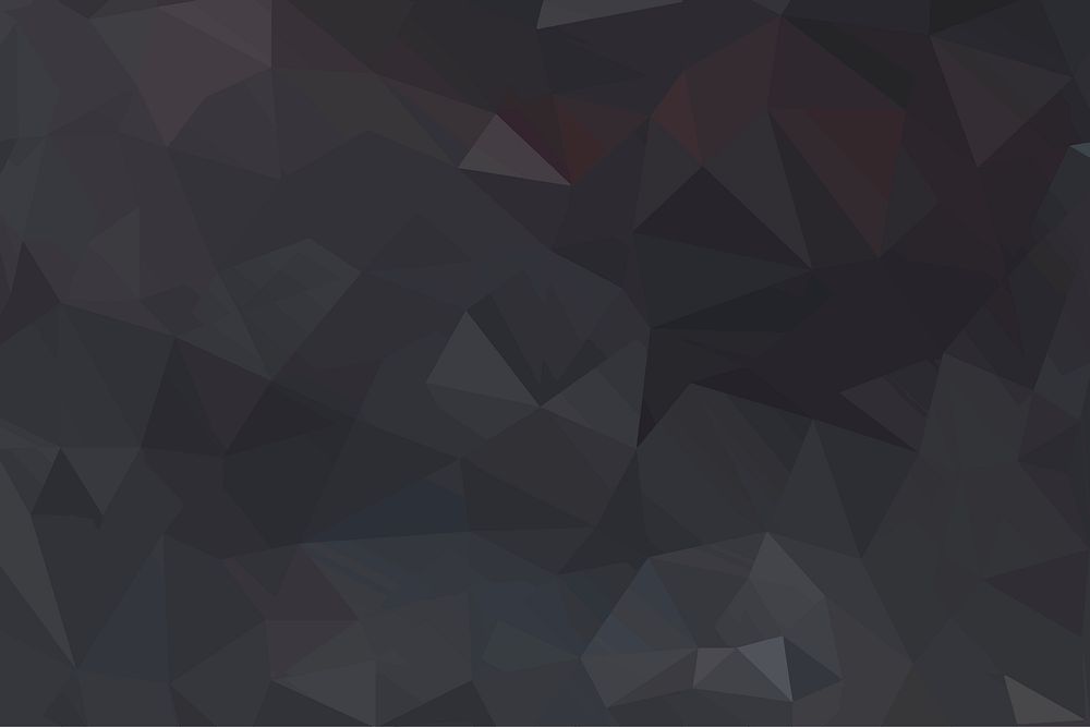 Black  polygon patterned background vector