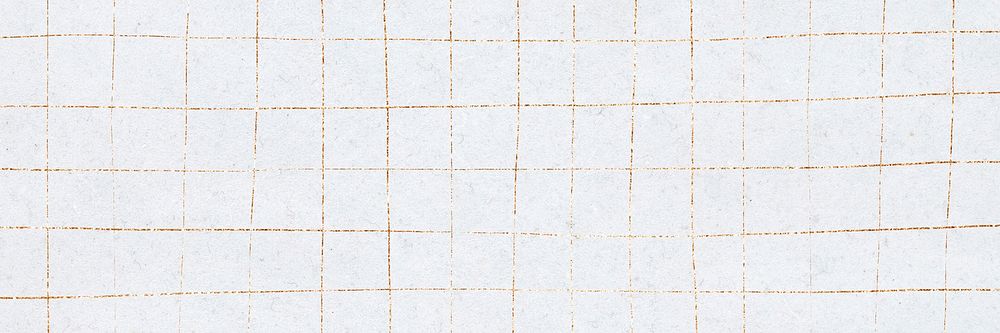 Gold distorted grid on white wallpaper