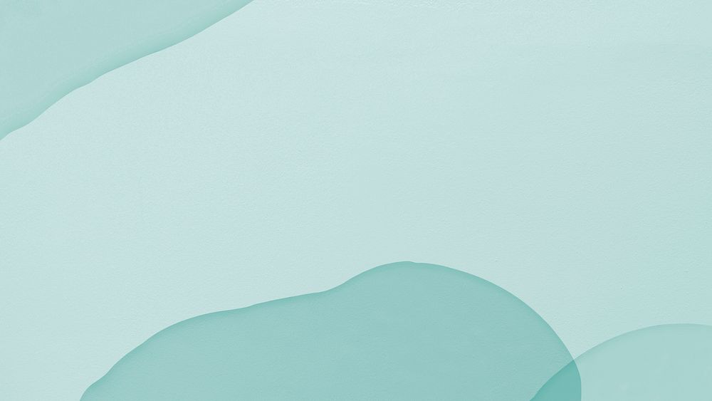 Watercolor texture mint blue design space background