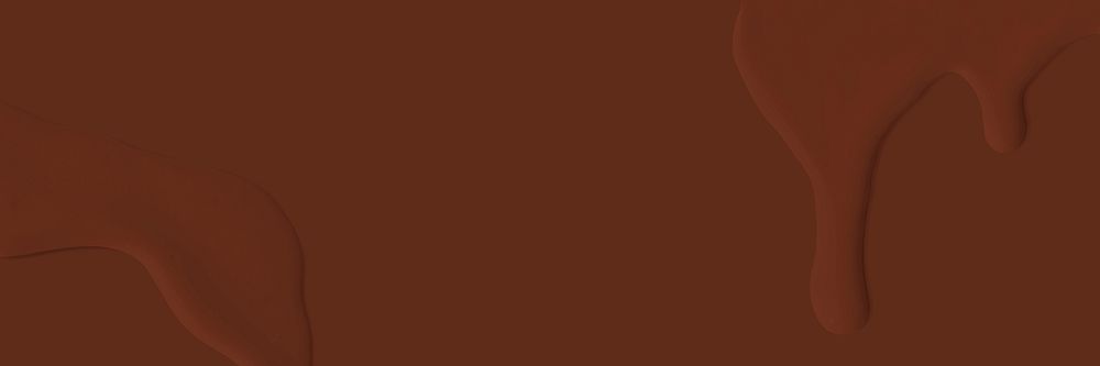 Acrylic paint brown abstract email header background