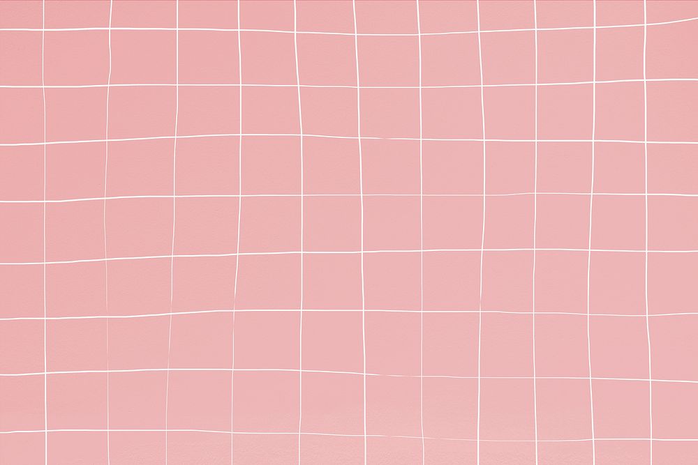 Distorted pink square ceramic tile texture background