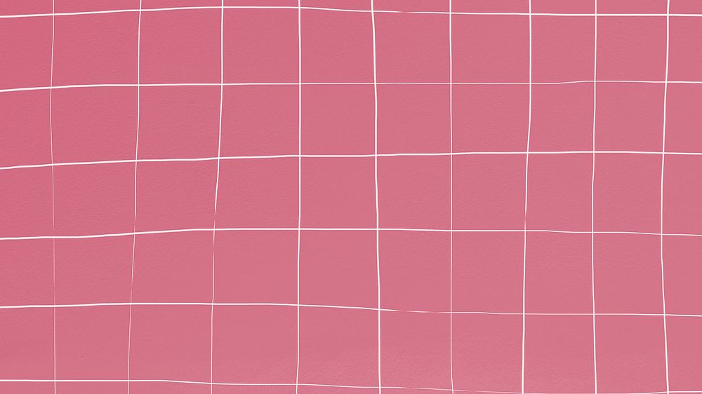 Distorted hot pink pool tile pattern background