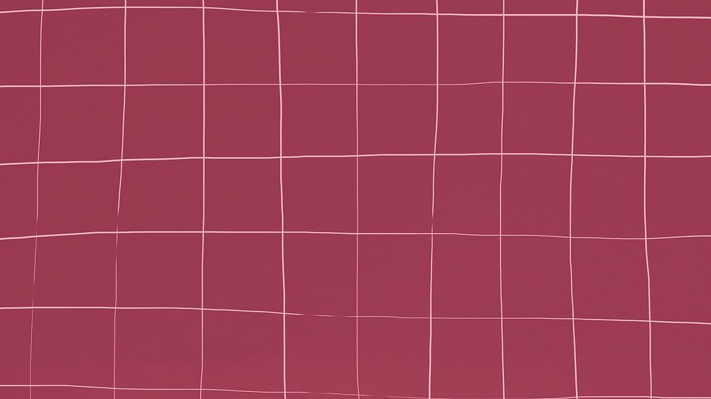 Grid pattern dark pink square geometric background deformed