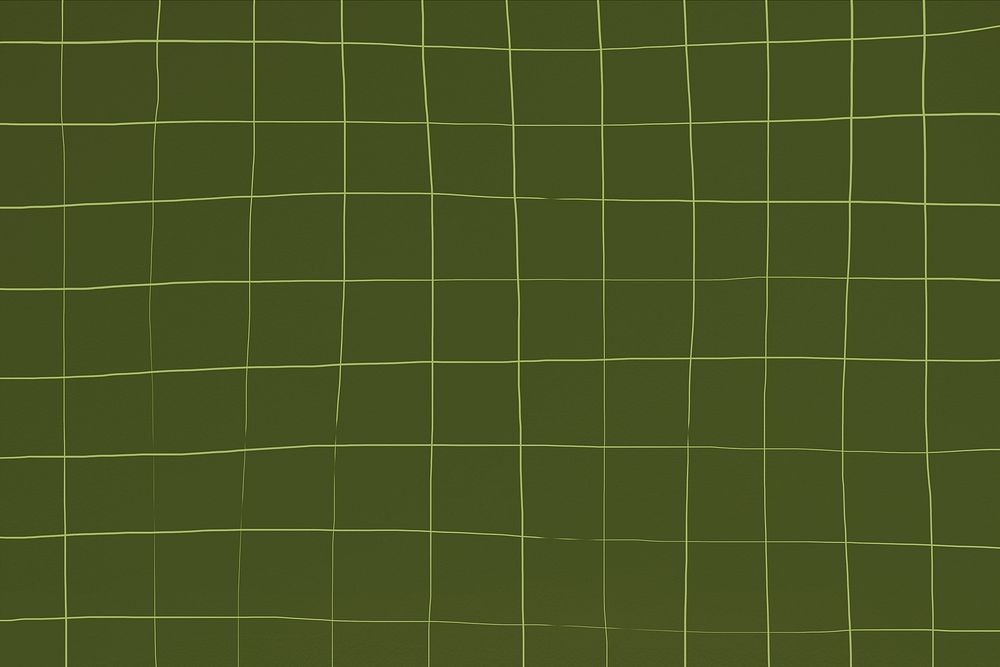 Watercolor pattern dark olive green square geometric background distorted