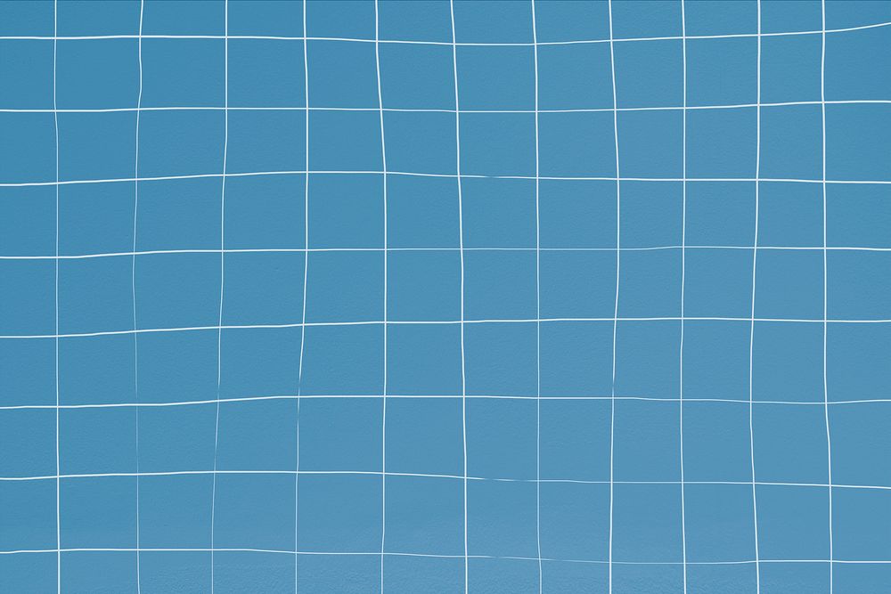 Distorted steel blue pool tile pattern background