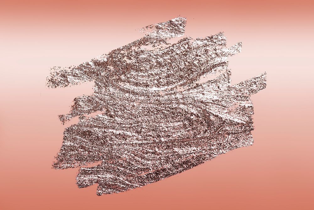 Rose gold brush stroked textured background