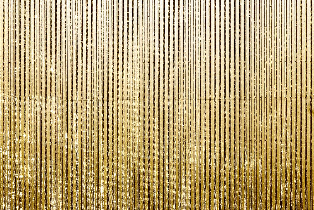 Grunge gold curtain textured background