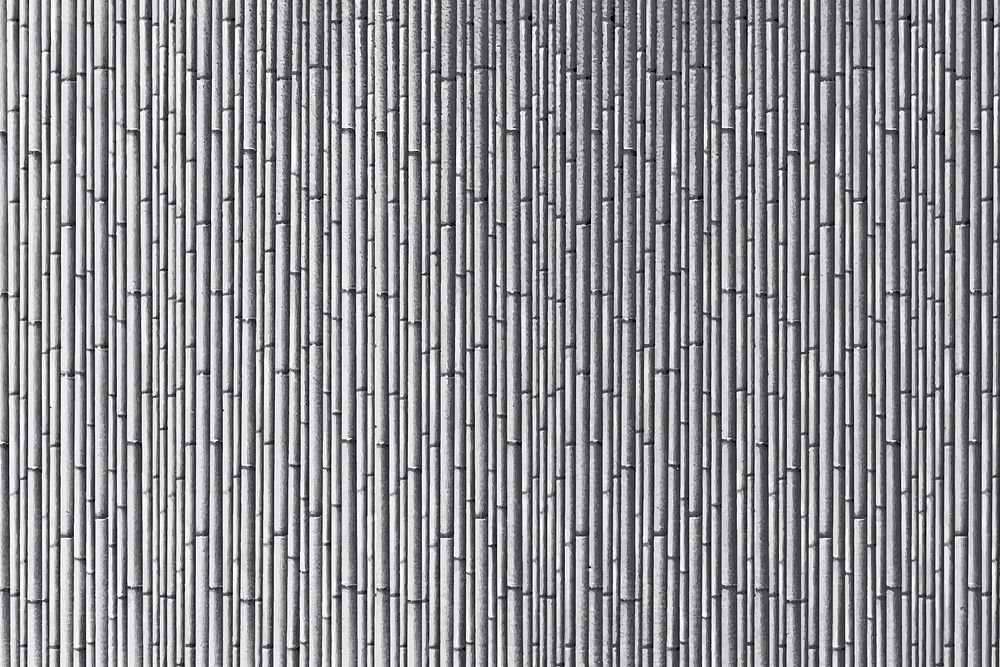 Silver bamboo stripes textured background