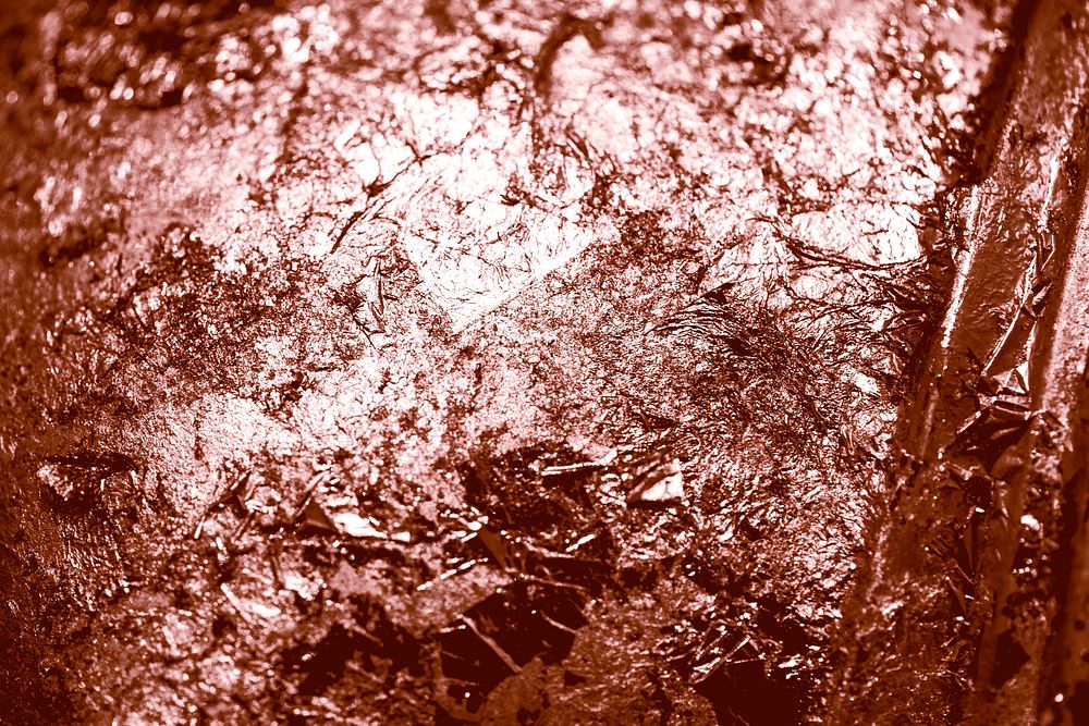Scraps of rose gold foil textured background