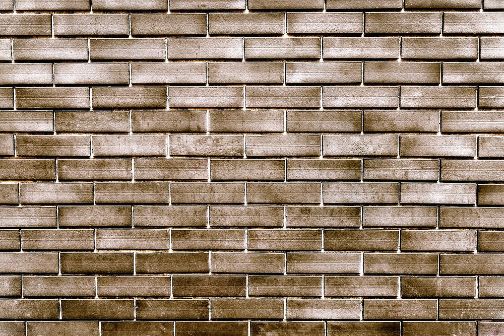Gold painted brick wall textured background