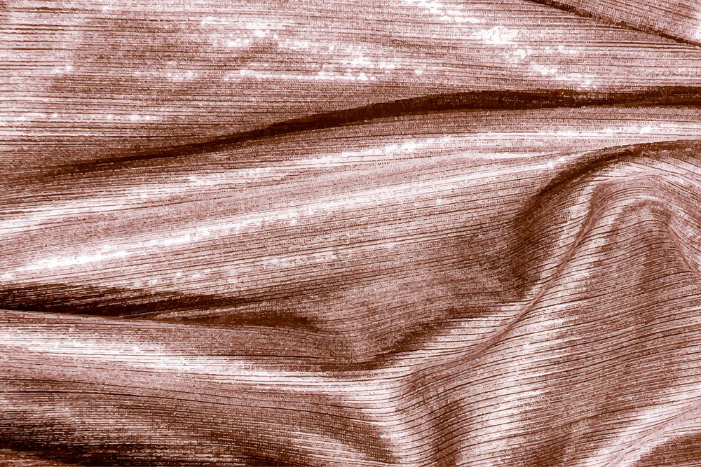 Silky pink gold fabric textured background