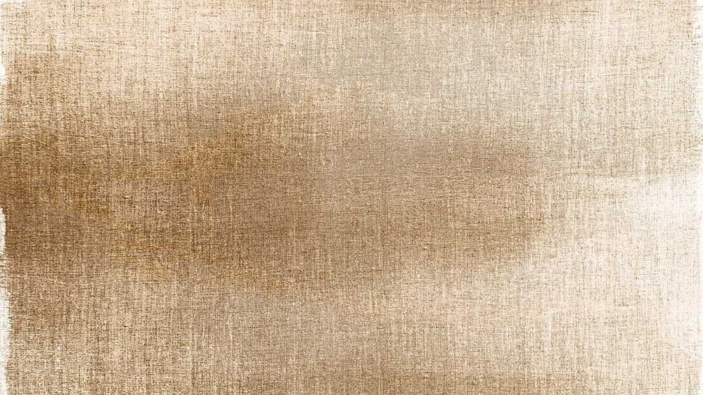 Gold fabric desktop wallpaper, simple textured background 