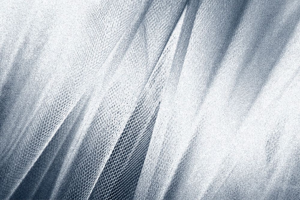 Silky silver fabric snakeskin textured background