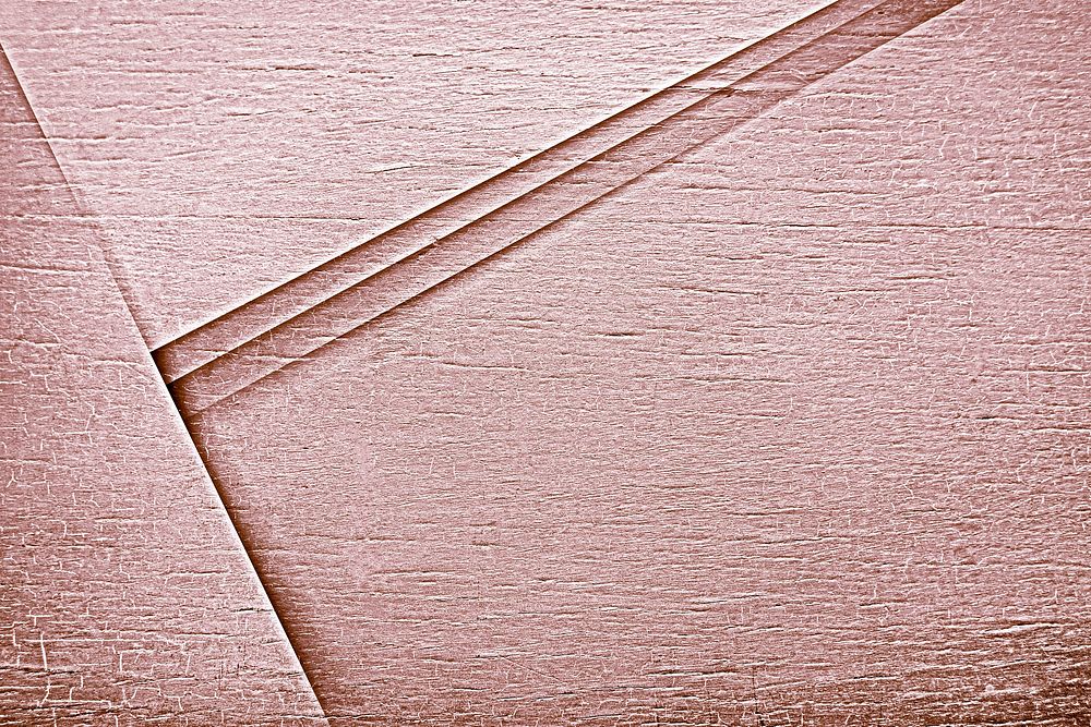 Rose gold painted wooden planks textured background
