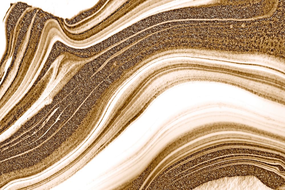 Luxurious golden fluid textured background