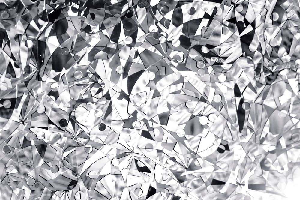 Shiny abstract silver geometric patterned background