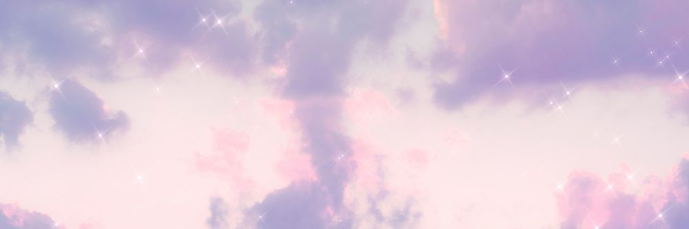 Sparkle cloud lilac dreamy background