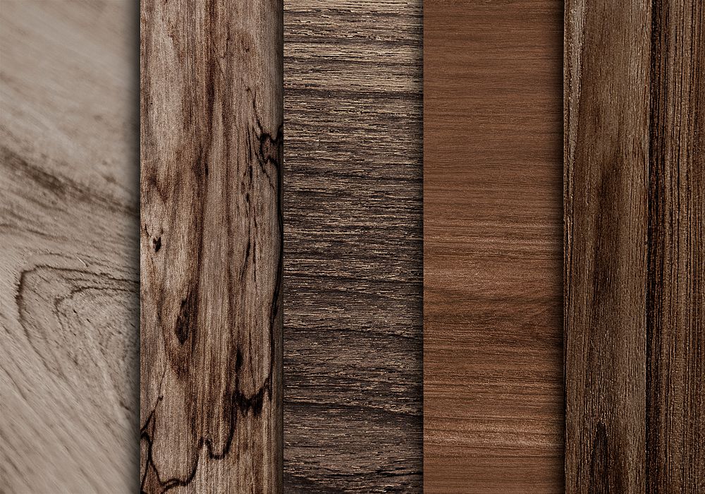 Wooden floorboard samples textured background