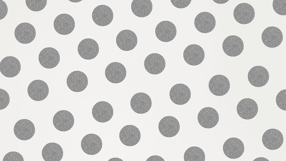 Psd silver polka dot glittery pattern wallpaper