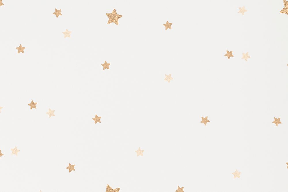 Psd gold stars shimmery artsy pattern wallpaper