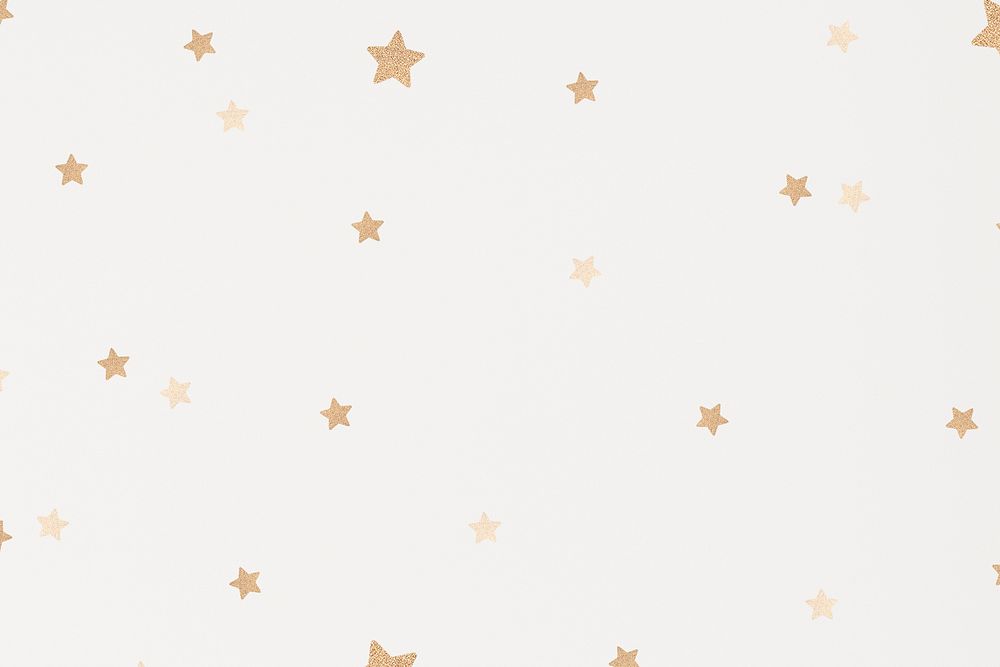 Shimmery gold stars background for kids