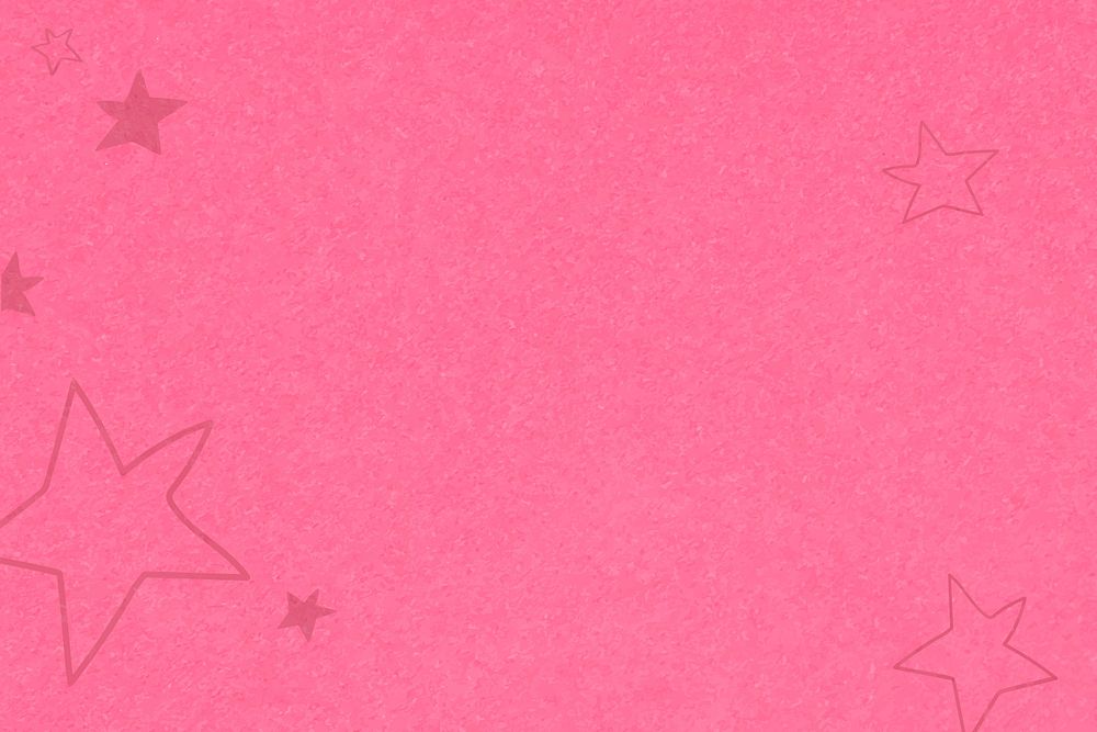 Psd stars hot pink artsy on textured wallpaper