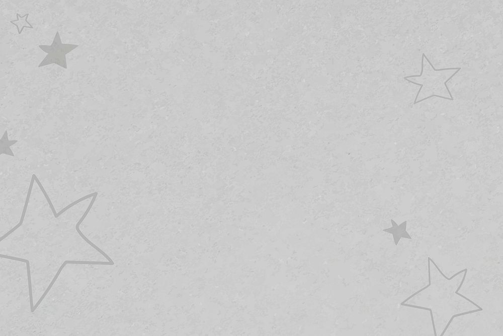 Artsy gray stars psd on textured wallpaper