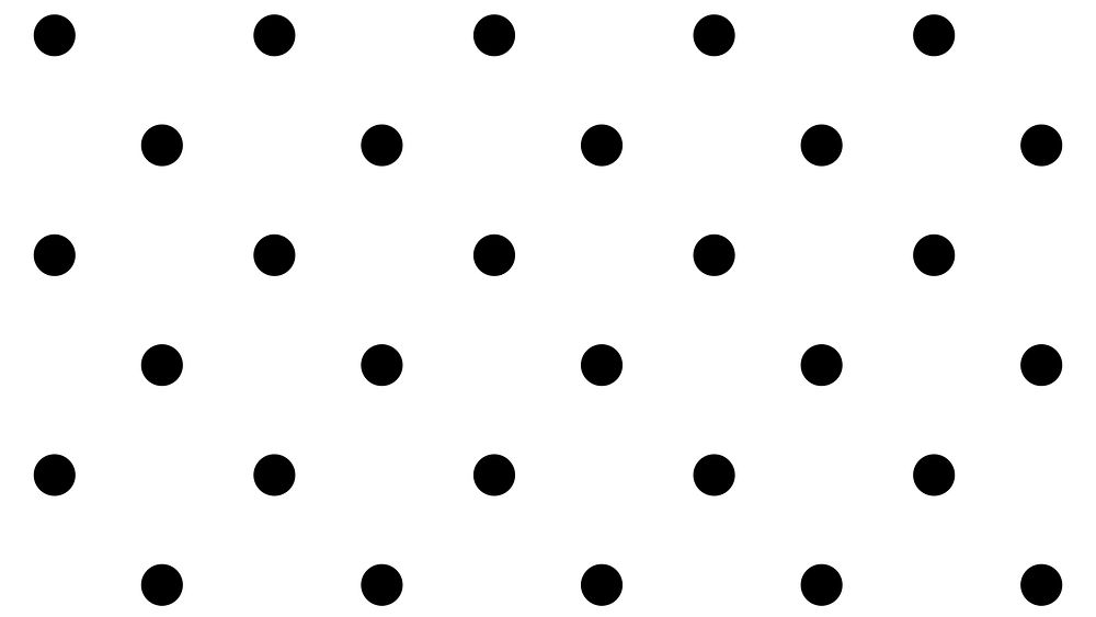 Black and white polka dot cute pattern wallpaper
