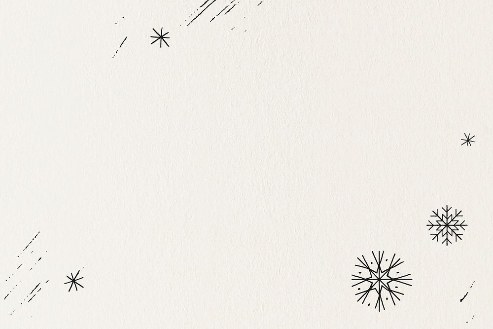 Snowflake border frame psd Christmas background