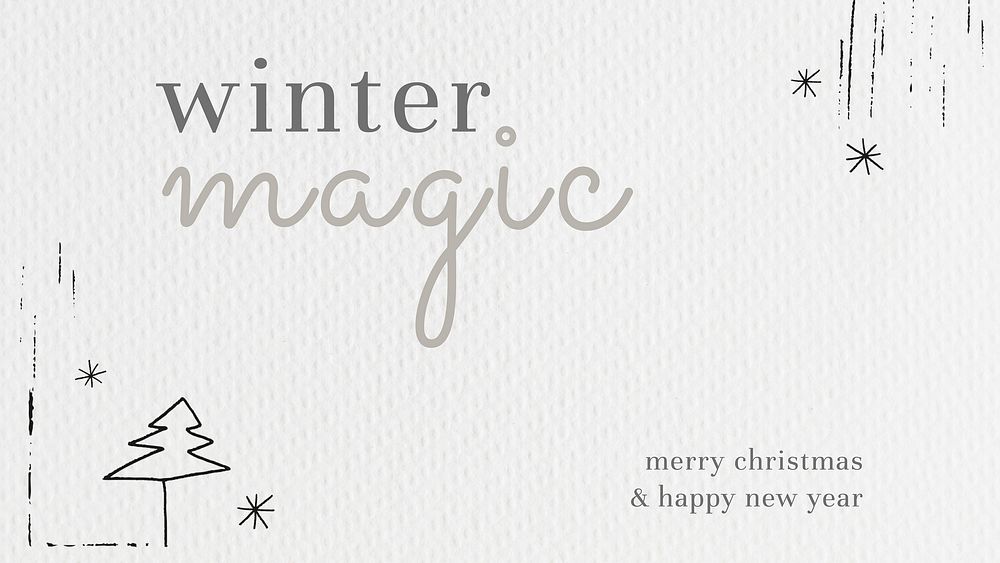 Merry Christmas wish vector holiday card 