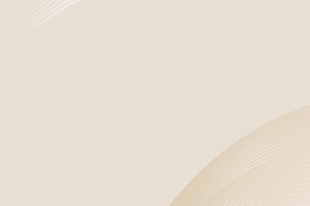 Beige curve abstract background with design space