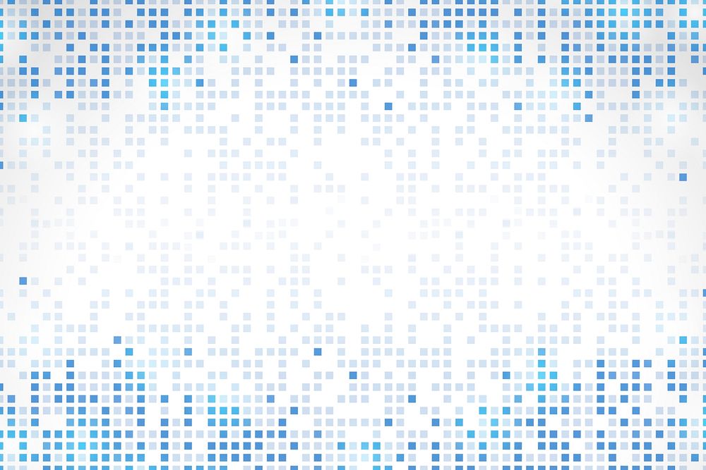 Blue abstract pixel rain psd background