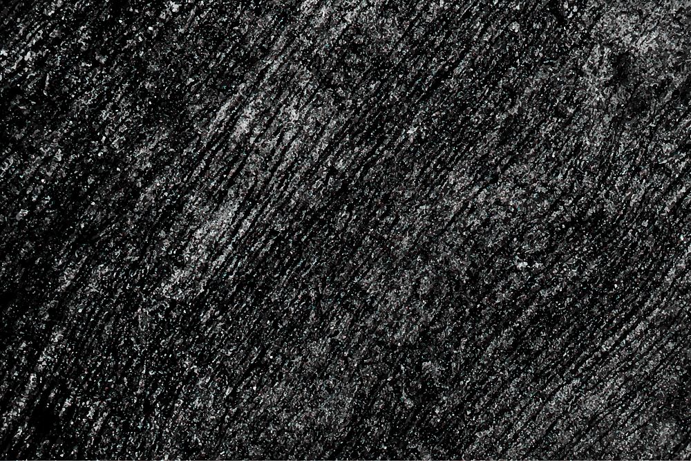 Grunge scratched black concrete textured background vector