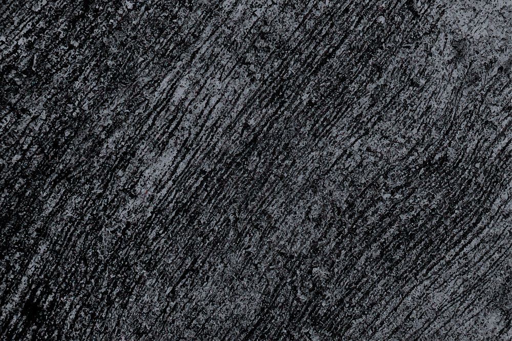 Grunge scratched black concrete textured background vector