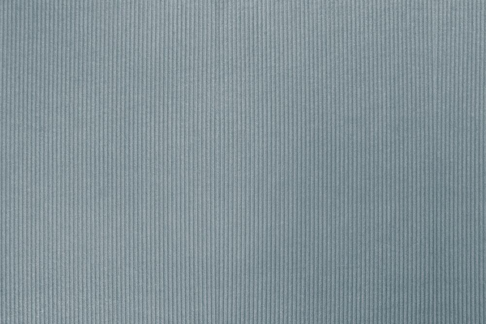 Bluish gray corduroy textile textured background