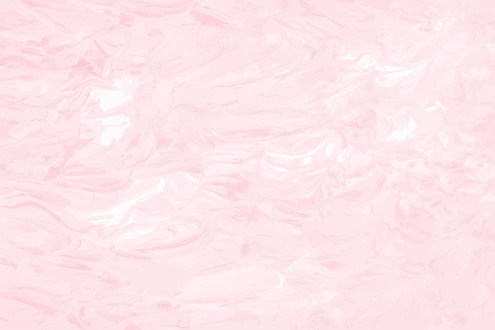 Pink oil paint brush stroke textured background vector