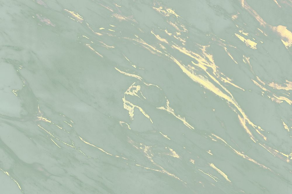 Green with yellow scratches marble surface