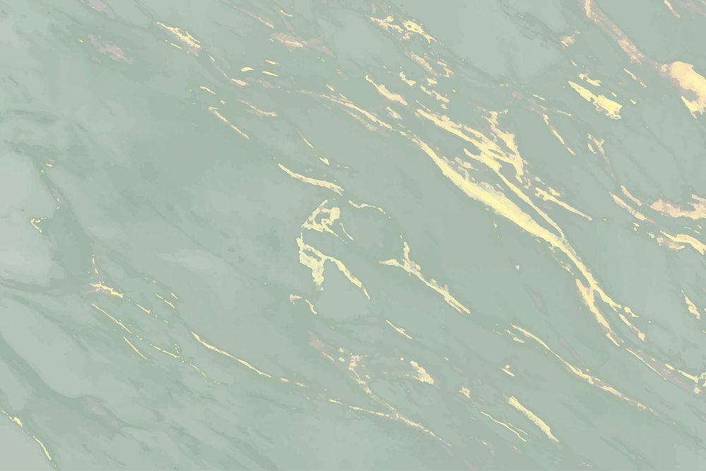 Green with yellow scratches marble surface vector