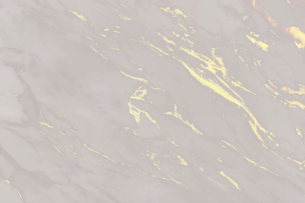 Gray background with yellow scratches marble surface vector