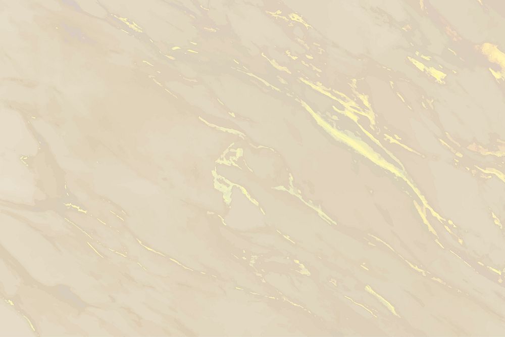 Beige with yellow scratches marble surface vector