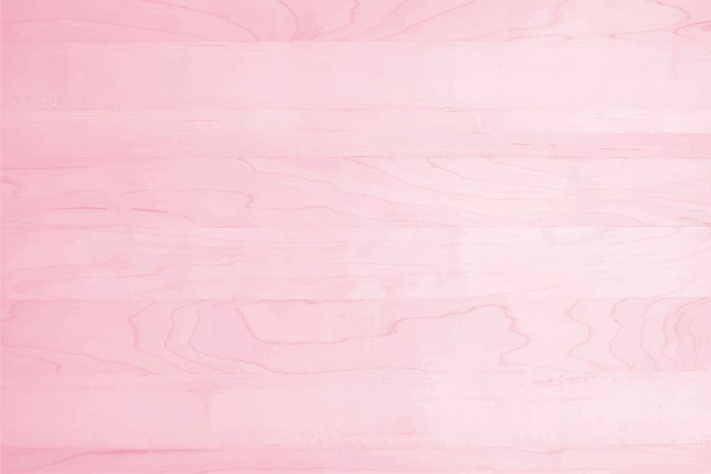 Pink smooth wooden background vector