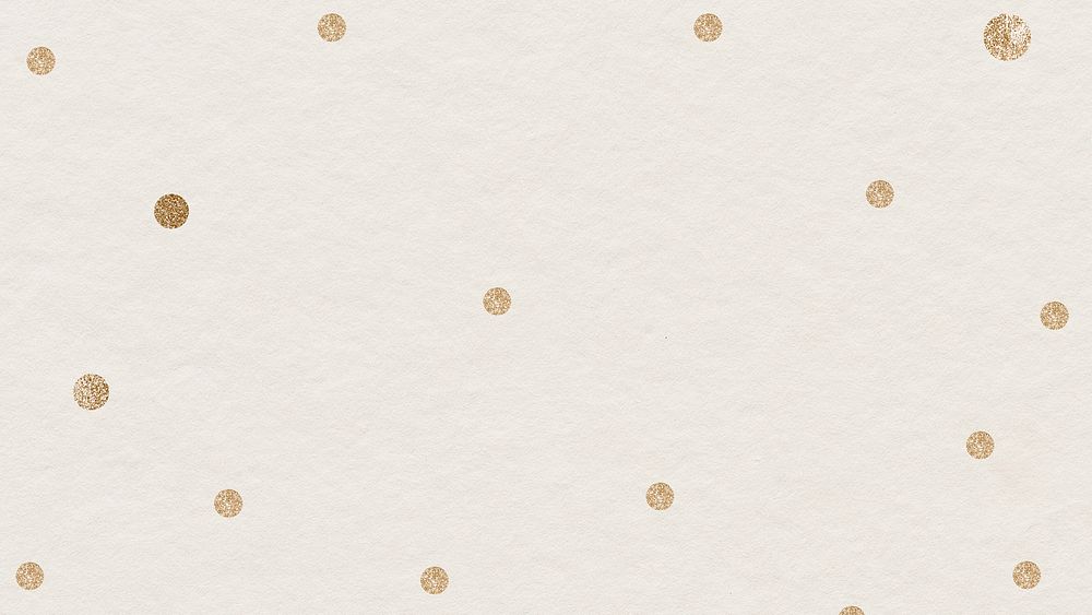 Gold dots blog banner psd beige background