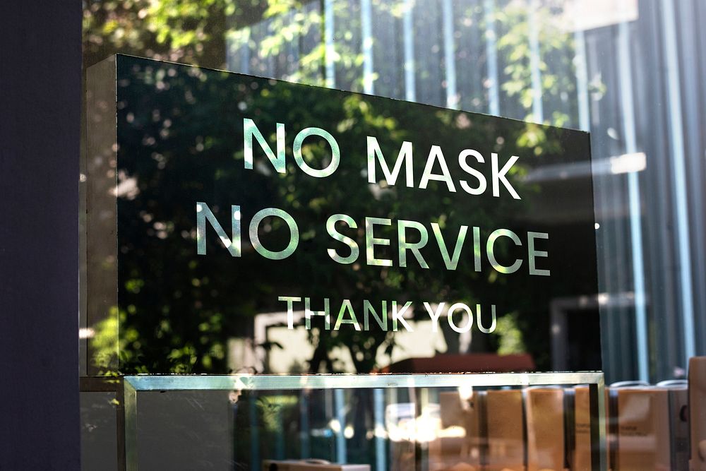 No mask, no service psd design space