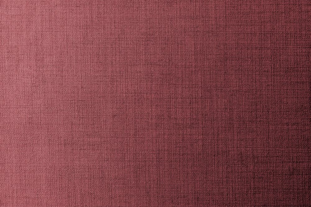 Plain deep pink fabric textured background vector