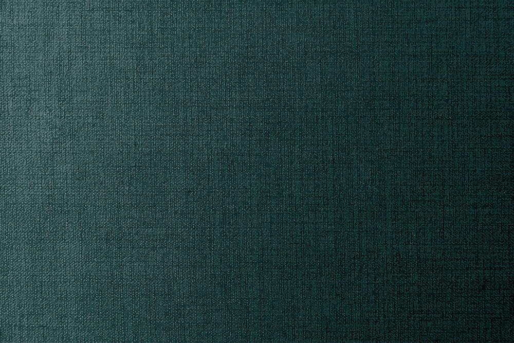 Plain green fabric textured background vector
