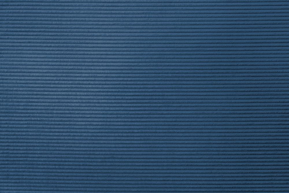 Blue corduroy fabric textured background
