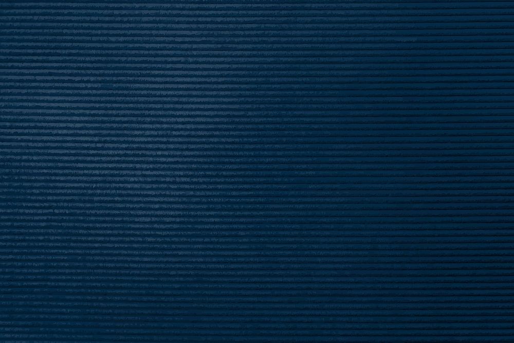 Blue corduroy fabric textured background vector