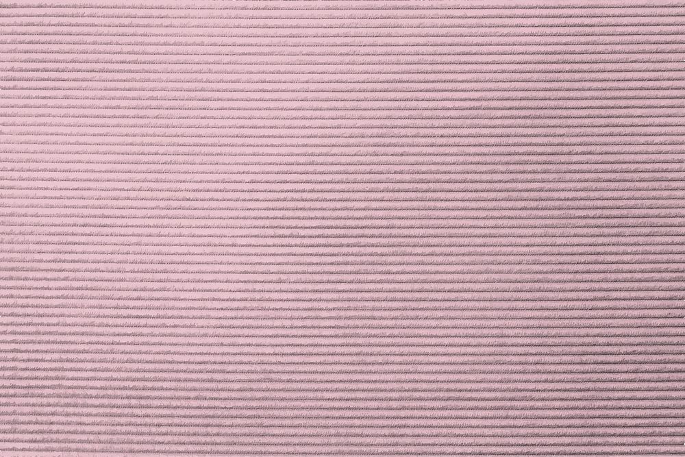 Pink corduroy fabric textured background vector